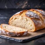 Uppskuret rustikt bröd